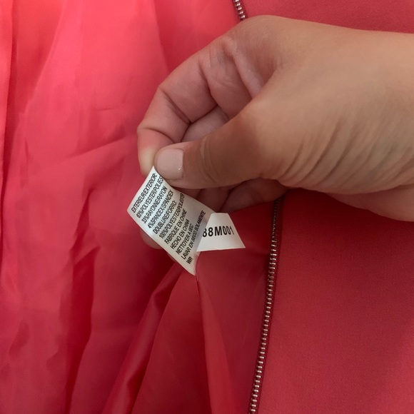 TAHARI ARTHUR S. LEVINE Peplum Coat Pink Size 10 (M) - Picture 9 of 12